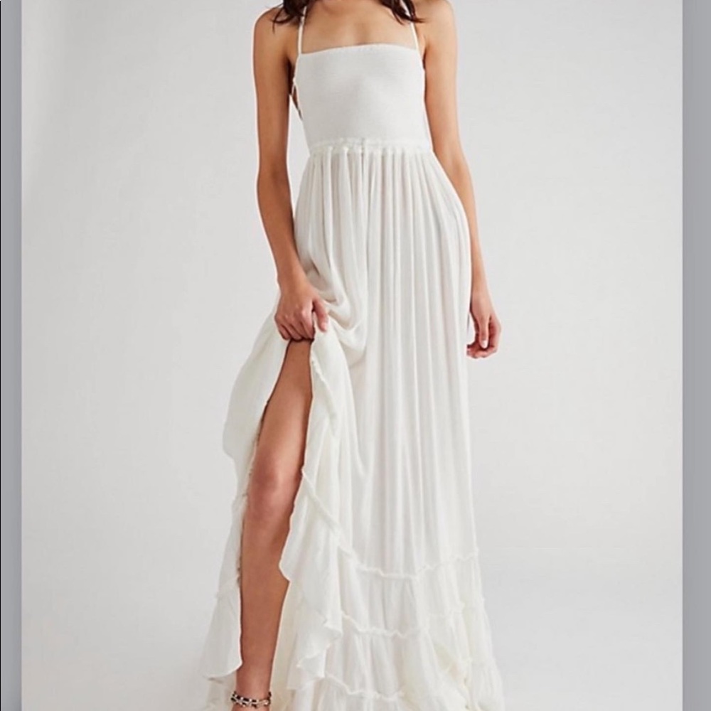 Free people small extratropical dress white